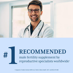 Close-up of L-carnitine and vitamins in Proxeed Plus for reproductive health