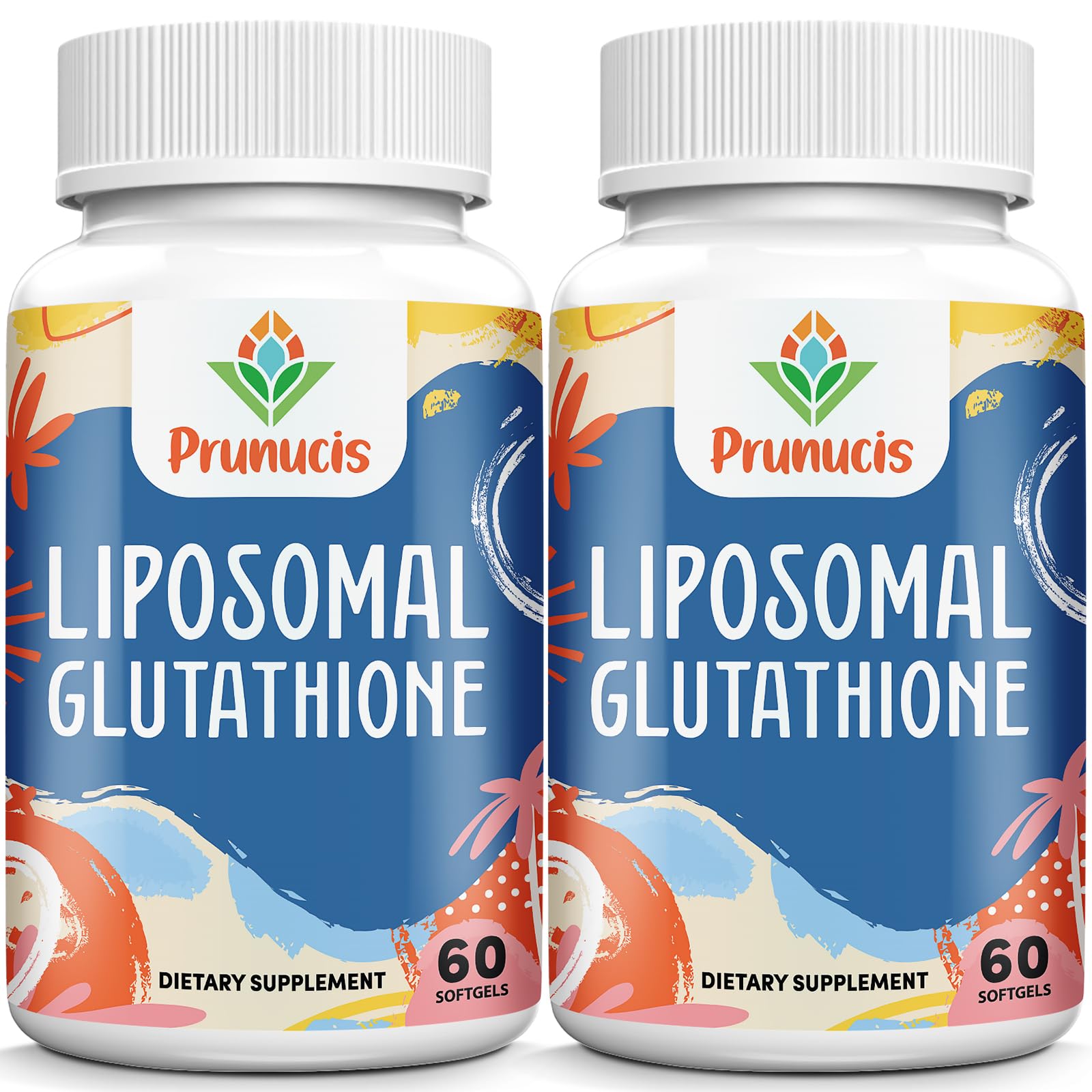 Prunucis liposomal glutathione bottle showing high-dose antioxidant support for daily wellness