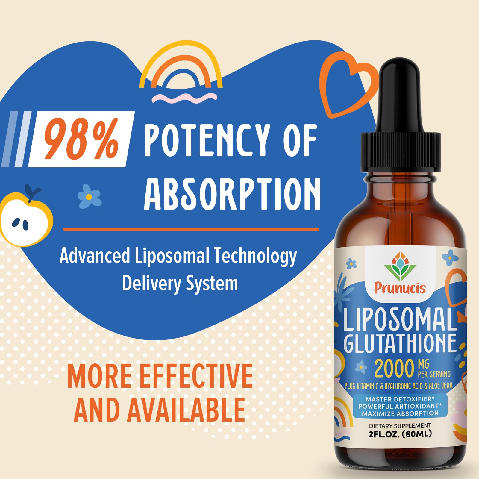 Close-up of label shows vegan, non-GMO formulation and USA manufacturing.