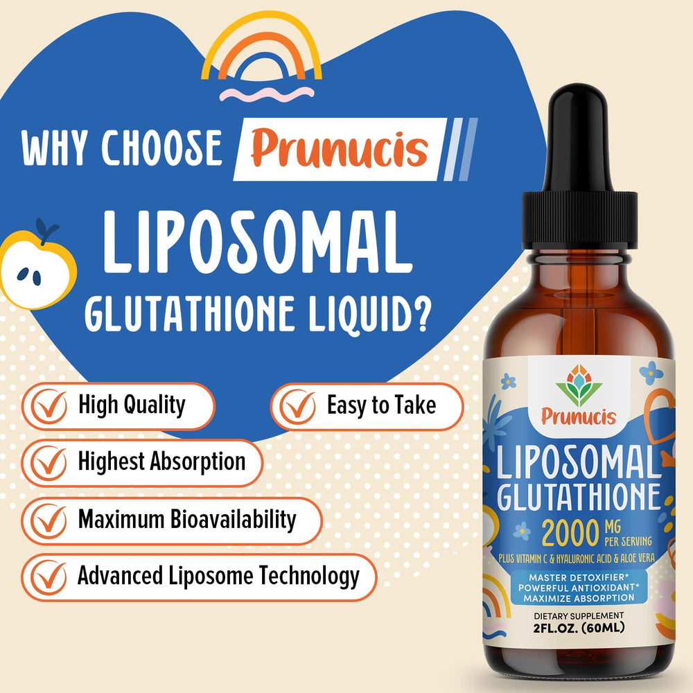 USA-made Prunucis liposomal glutathione liquid packaging.