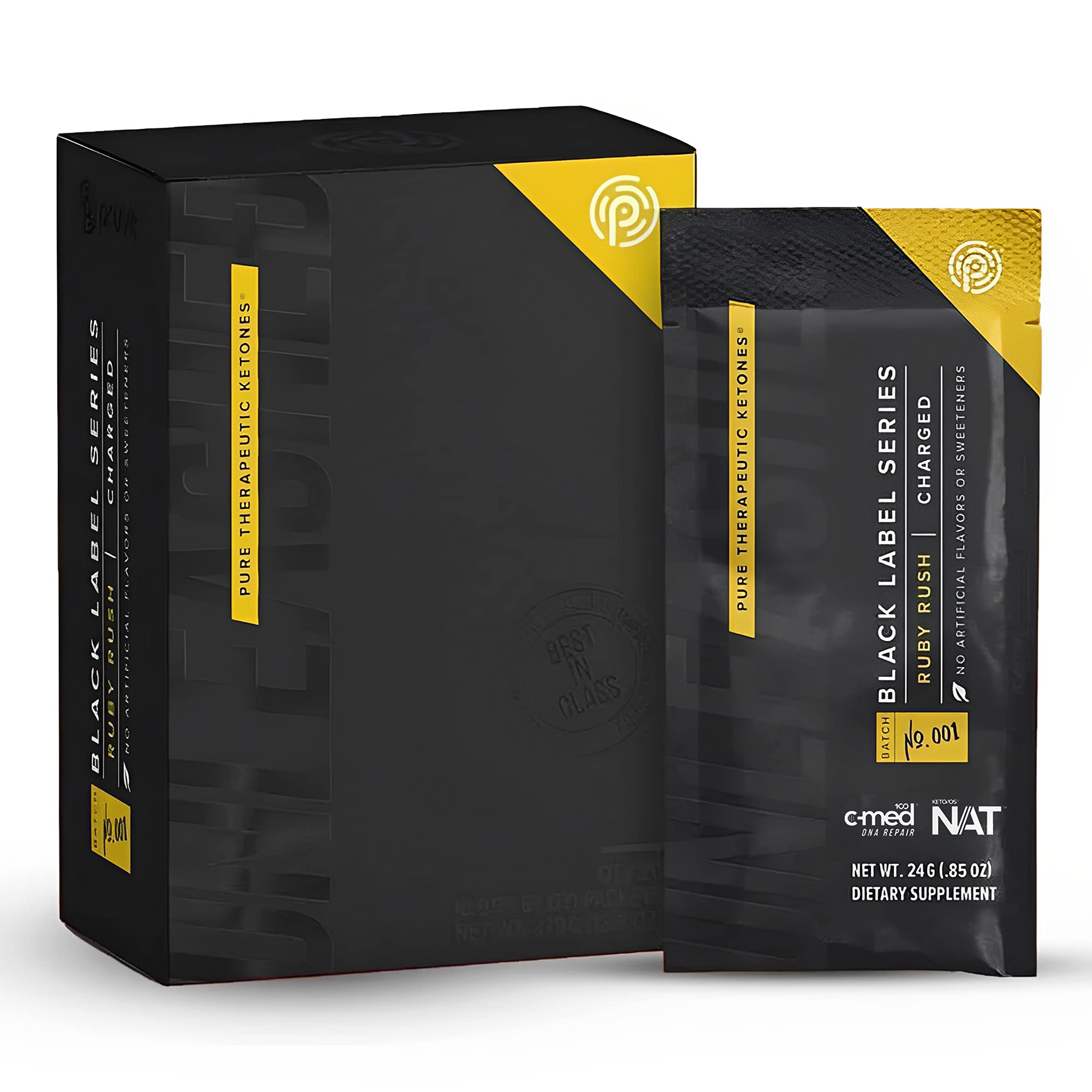 PRÜVIT Keto//OS Ruby Rush bites dispensed for a refreshing workout boost.