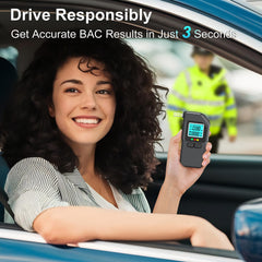 Prypug Breathalyzer ideal for parties and on-the-go testing.