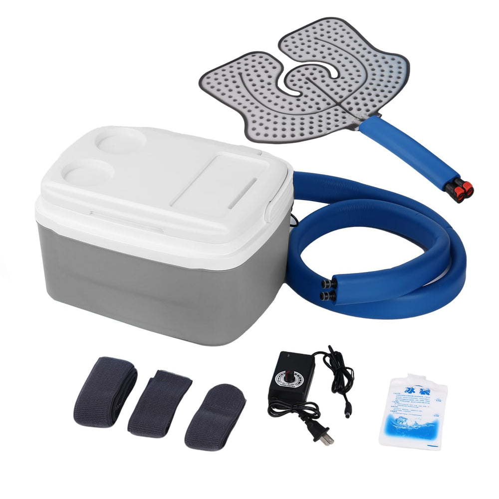 Pryqutia Ice Machine System front view showing compact design for versatile therapy sessions