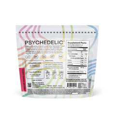 Psychedelic Water Calming Kava ingredients closeup highlights natural kava blend.