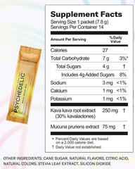 Psychedelic Water velvet bean extract signaling natural mood-support notes.