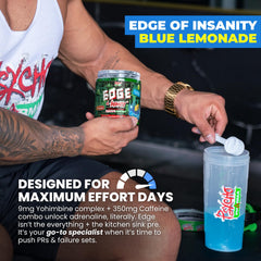 Psycho Pharma Edge of Insanity delivering powerful pumps and focused energy