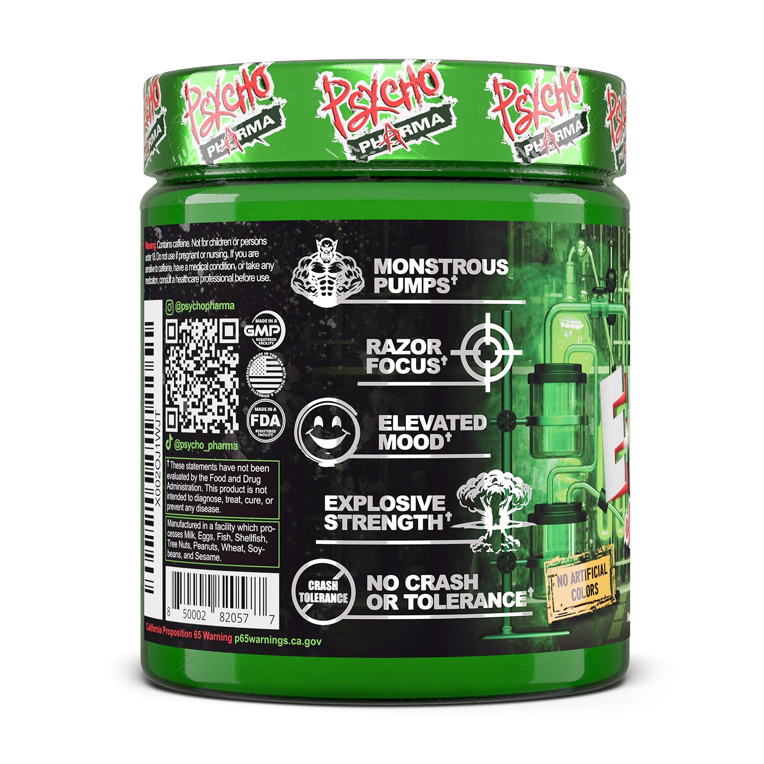 Psycho Pharma Edge of Insanity strong stimulant blend for focus