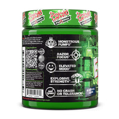 Psycho Pharma energy and pumps concept imagery for intense training sessions