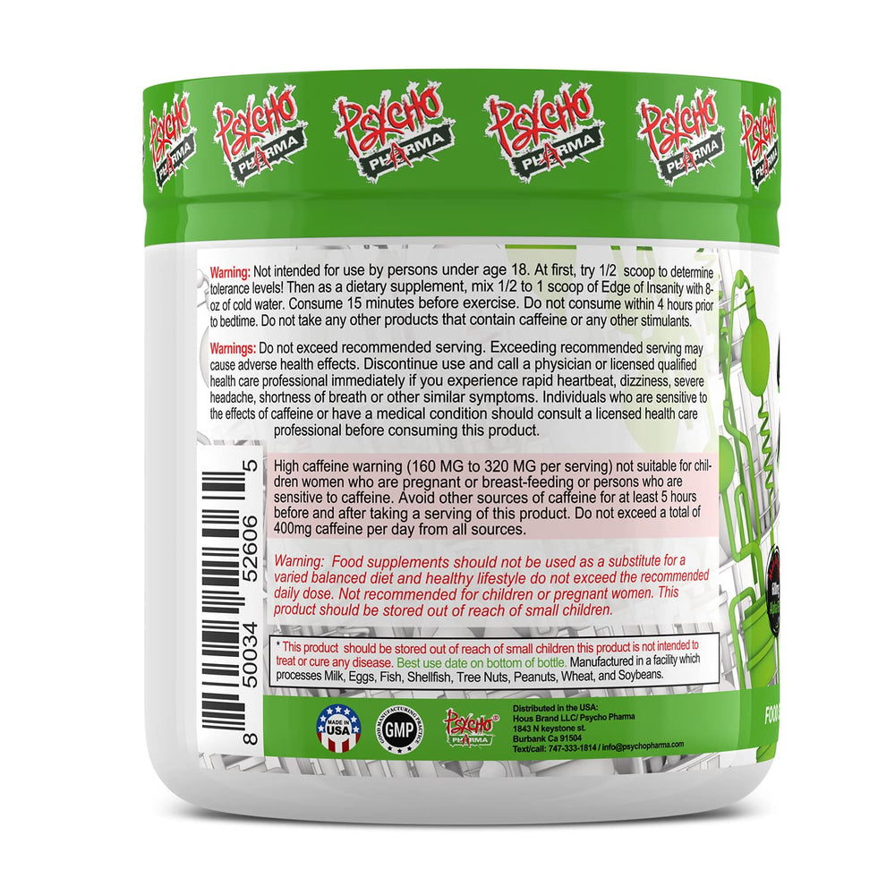 Psycho Pharma Infinite Brain serving scoop for quick brain-boost routine.