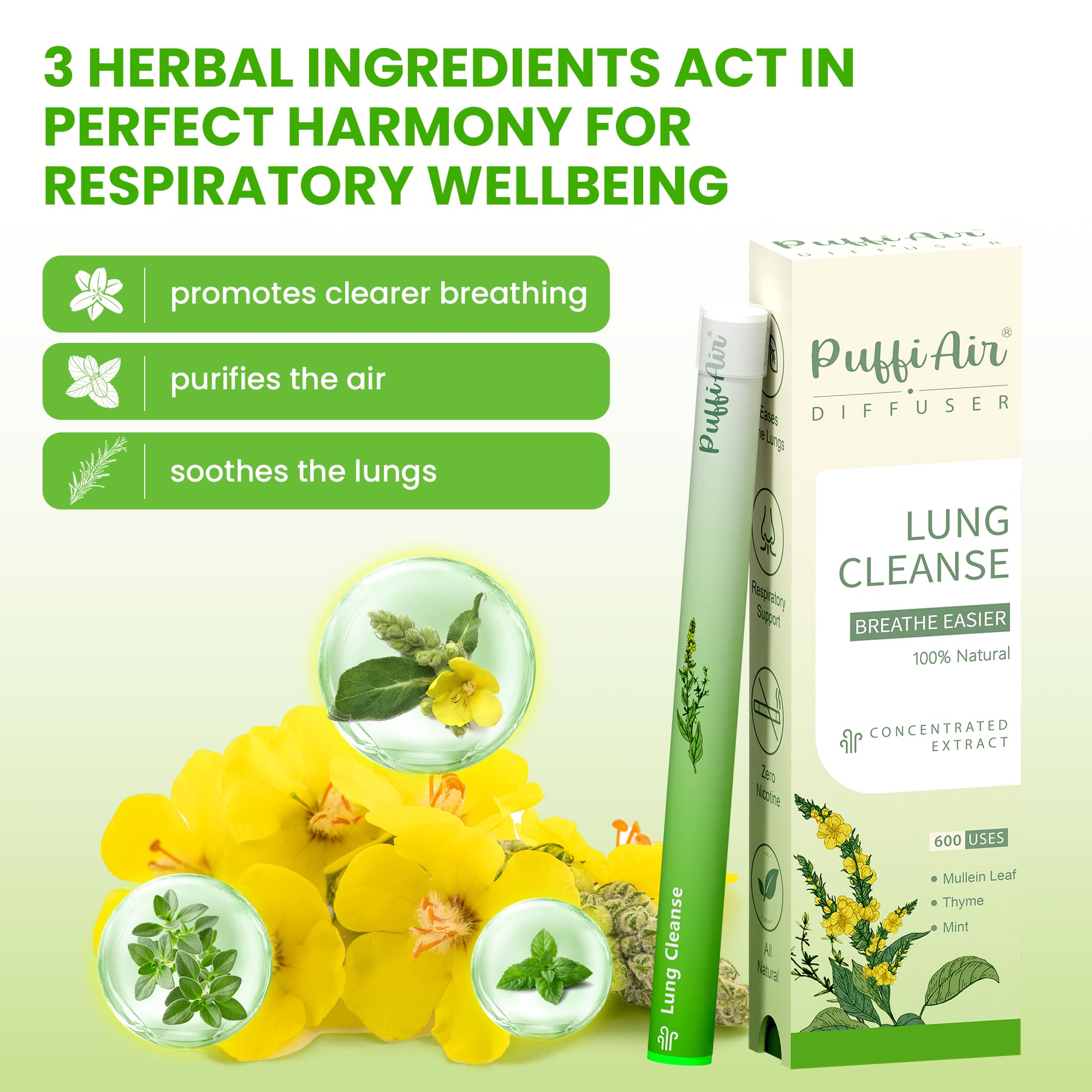 PUFFIAIR packaged 2pc set highlighting value and portability