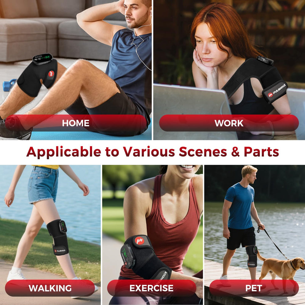 Cordless 5000mAh battery enables portable therapy sessions anywhere.
