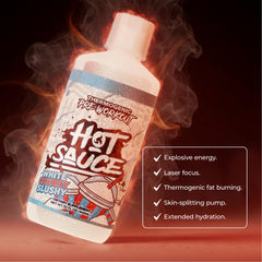 Pump Sauce with caffeine and Cognizin supports focused training.