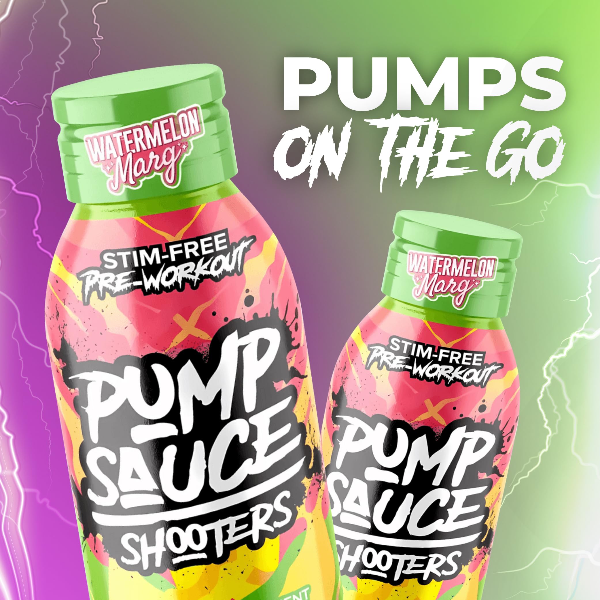 Pump Sauce Watermelon Margarita shot emphasizes Himalayan salt electrolytes for hydration