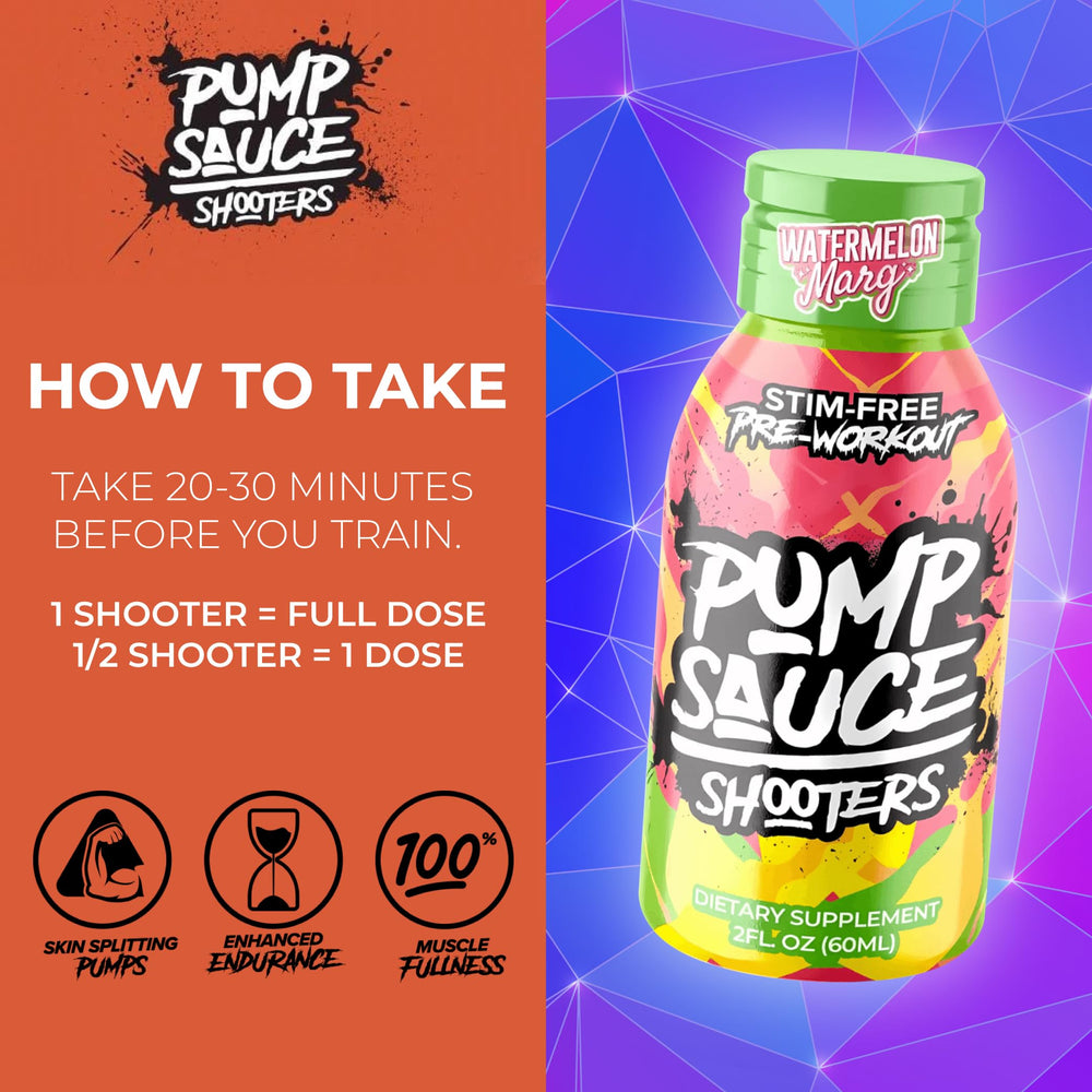 Pump Sauce Watermelon Margarita bottle displaying gluten-free vegan formula