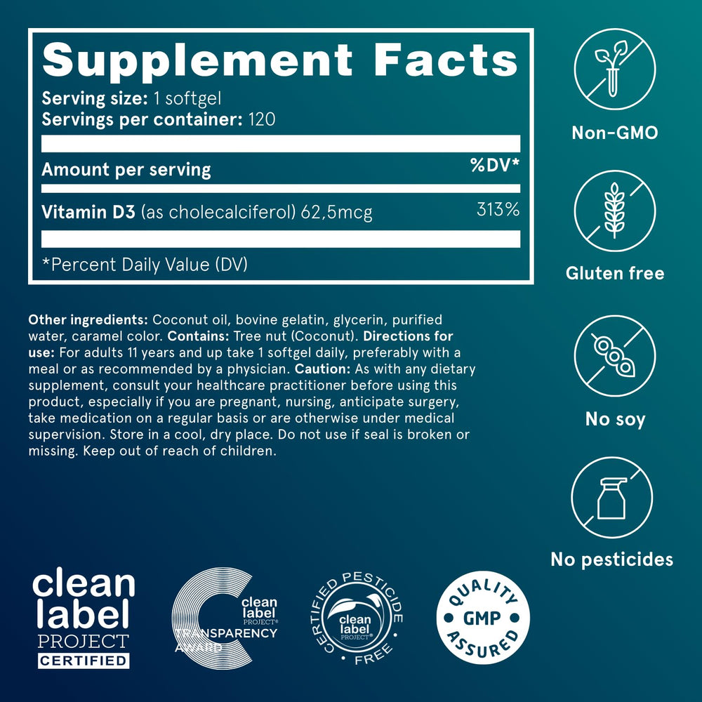 Puori bone health focus with D3 packaging and minerals