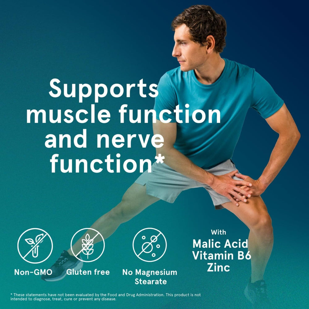 Puori Magnesium Complex close-up highlighting key ingredients for muscle support