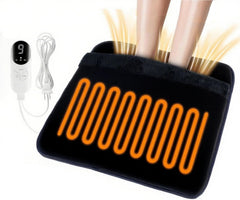 Pupdumm electric foot warmer mat front view for cozy warmth on chilly mornings