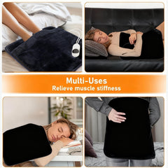 Pupdumm electric foot warmer mat non-slip bottom prevents sliding for safe relaxation
