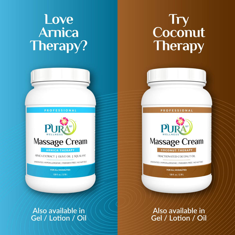 PURA 1st Arnica Therapy USA-made packaging signaling professional-grade quality.