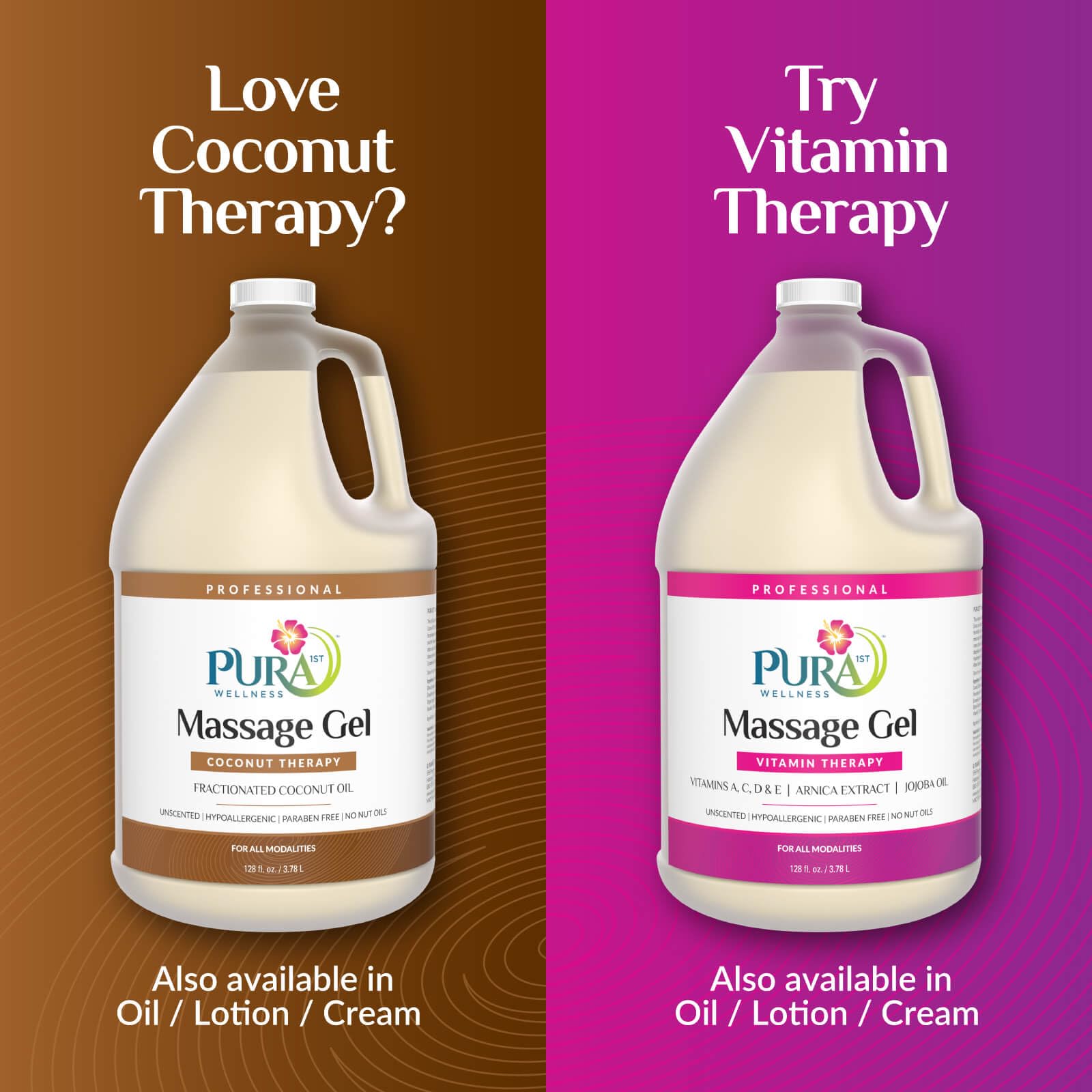 PURA 1st Coconut Therapy skin hydration closeup after massage