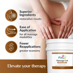 PURA 1st Coconut Therapy massage session setup