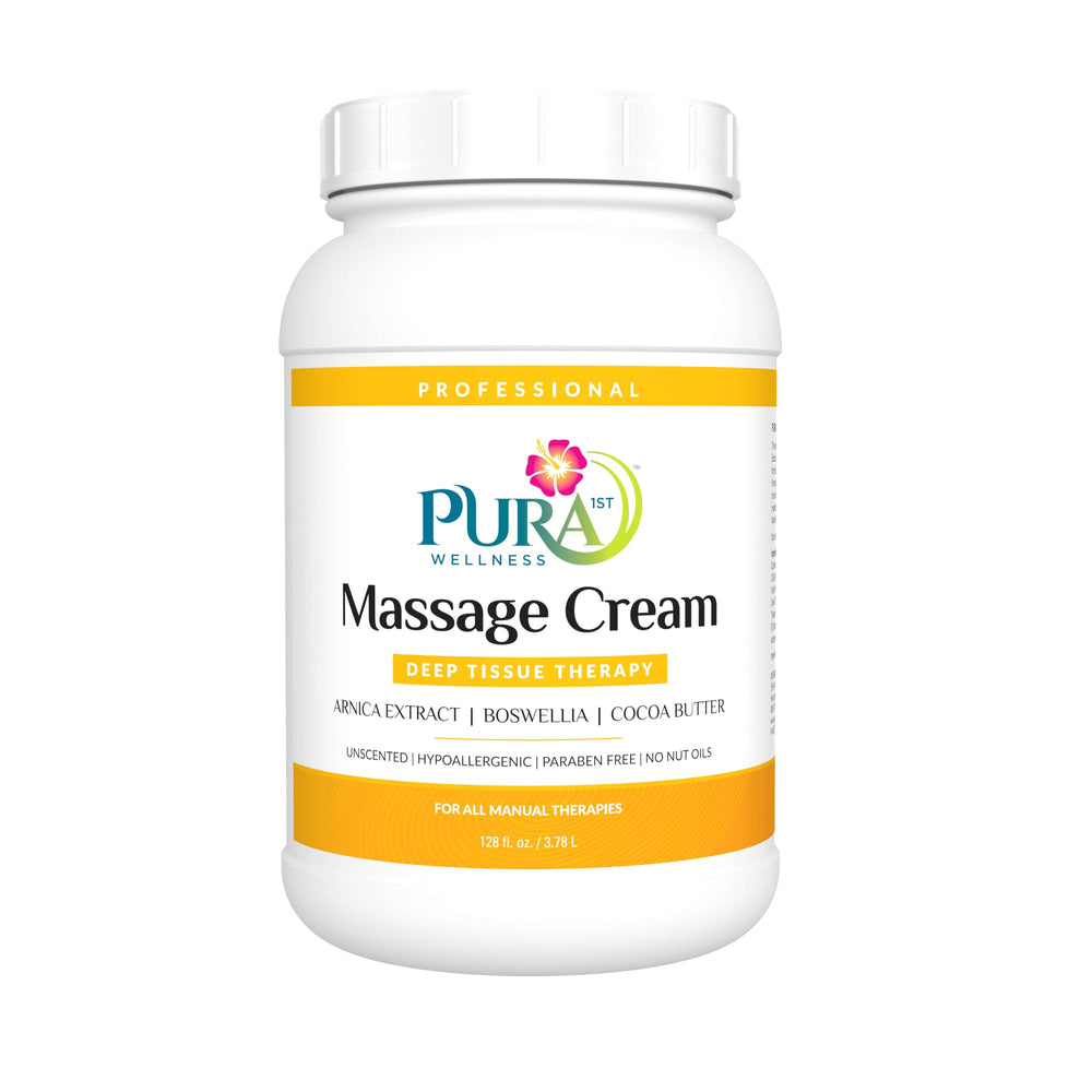 PURA 1st Deep Tissue Therapy 1-gallon packaging for professional use.