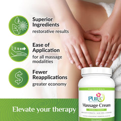 PURA 1st Herbal Therapy Arnica Aloe Vera ingredients label for sessions