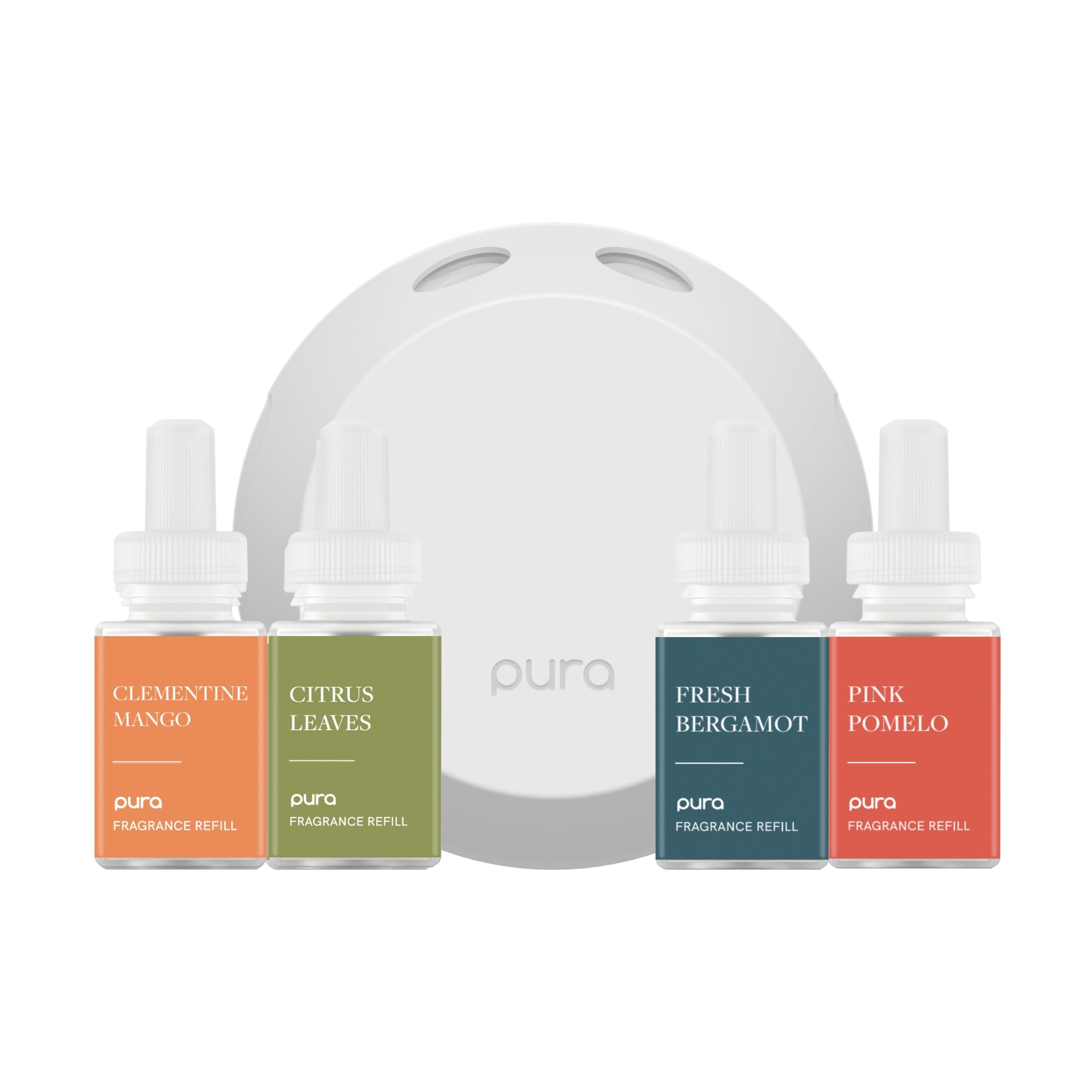 Pura 4 diffuser front view for a sleek, modern presence
