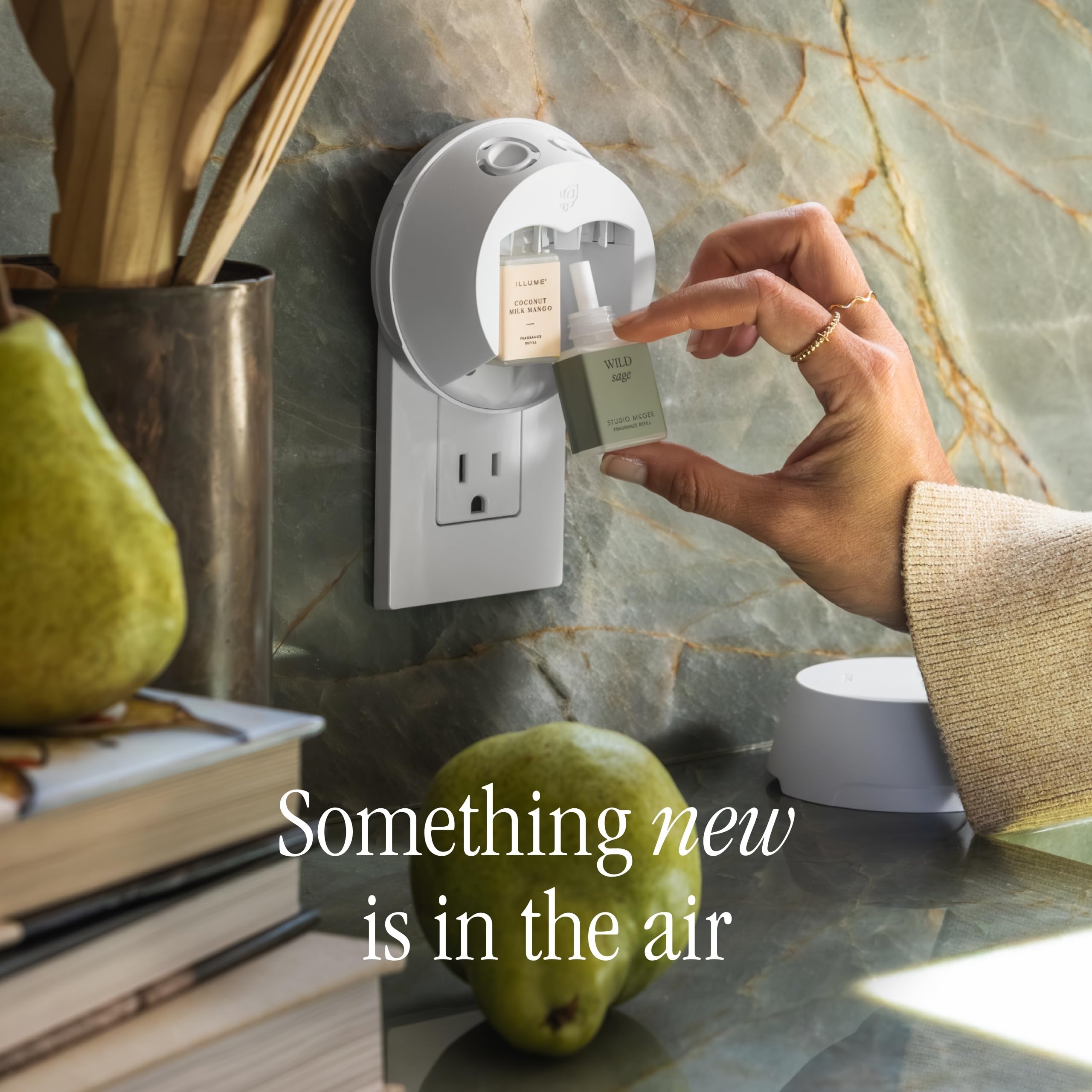 Pura 4 diffuser sleek design fits modern decor and complements any room