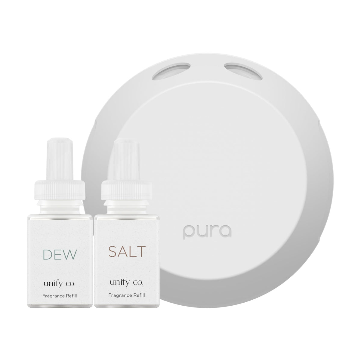 Pura 4 diffuser in square box packaging, modern gift-ready presentation.