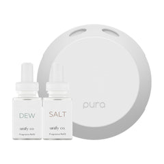 Pura 4 diffuser in square box packaging, modern gift-ready presentation.