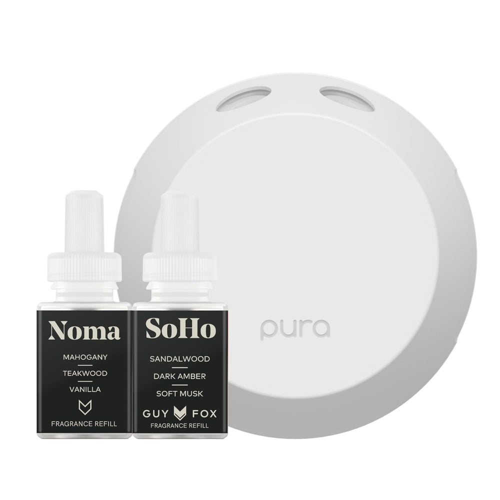 Pura 4 smart diffuser in square box ready for setup and home use.