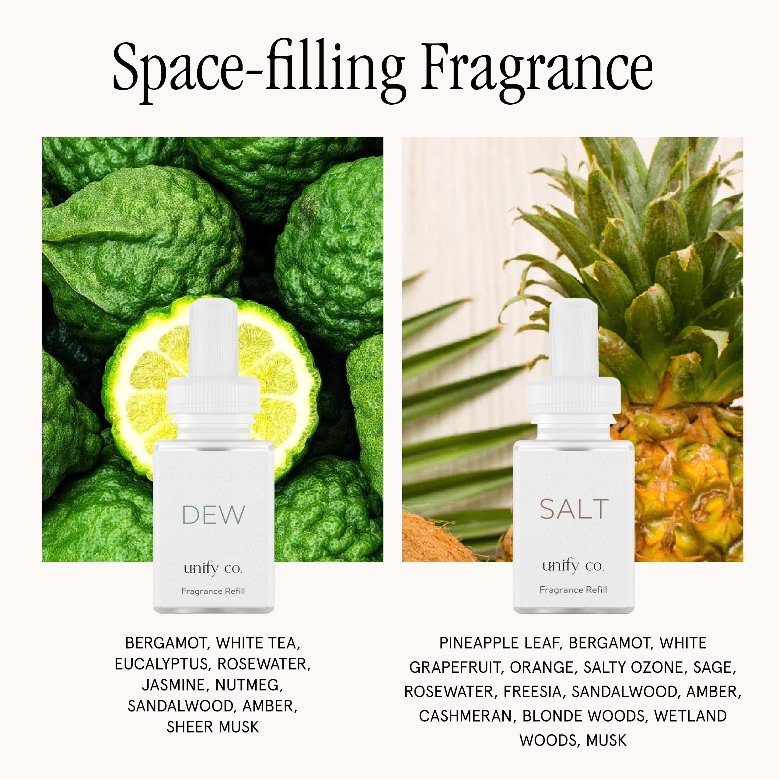Pura Dew refill bottle ready to refresh your space with citrus notes.