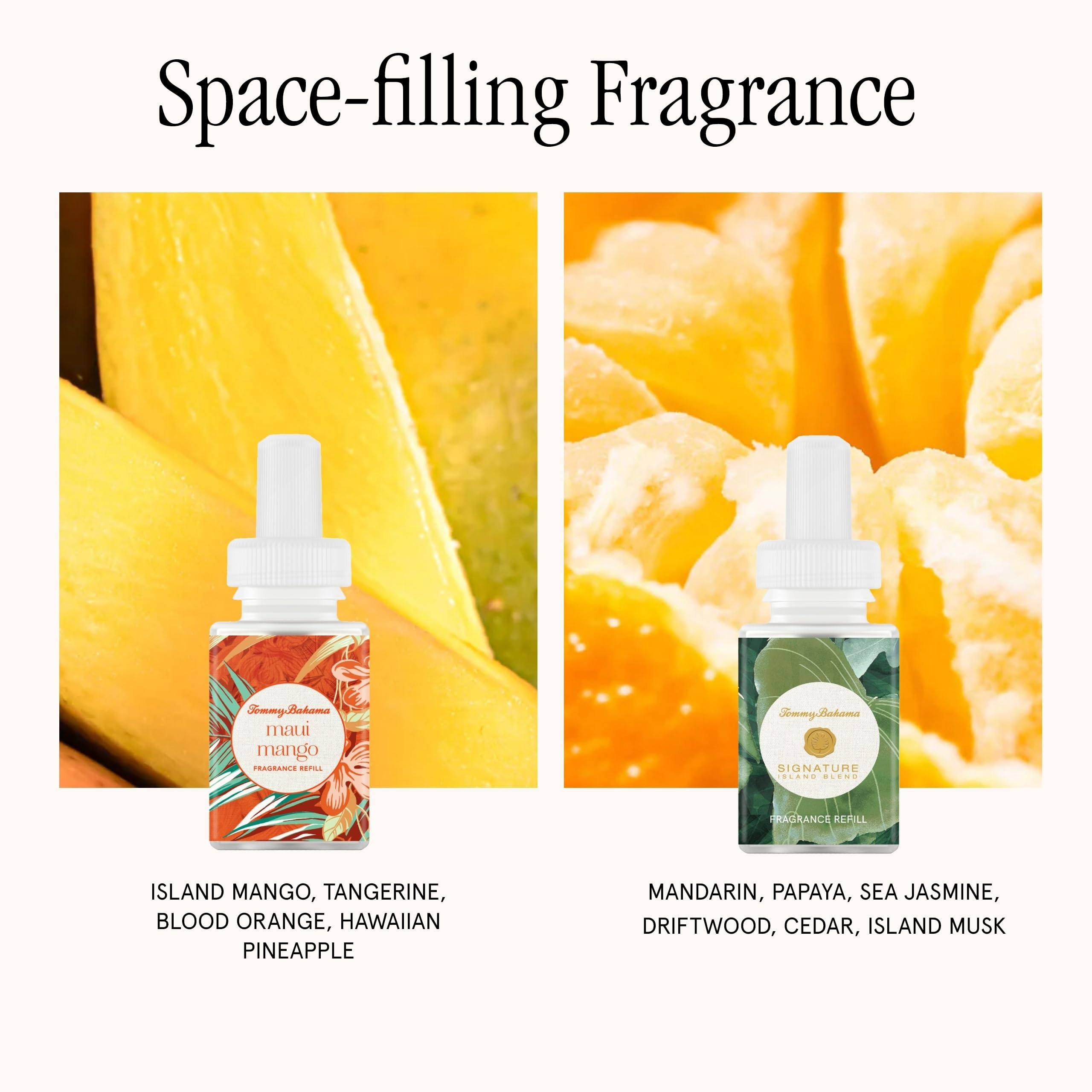Pura 4 Maui Mango fragrance bottle boosts tropical mood