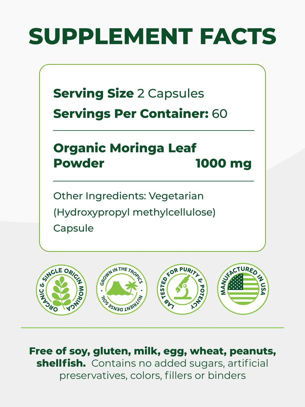 Pura Vida Moringa harvest field showing volcanic soil origin and natural farming