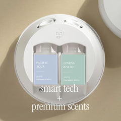 Pura 4 fragrance vial dispersion demonstrates adaptive diffusion in action.