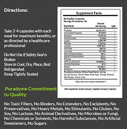 Puradyme LiyfZyme capsules close-up for gentle digestion