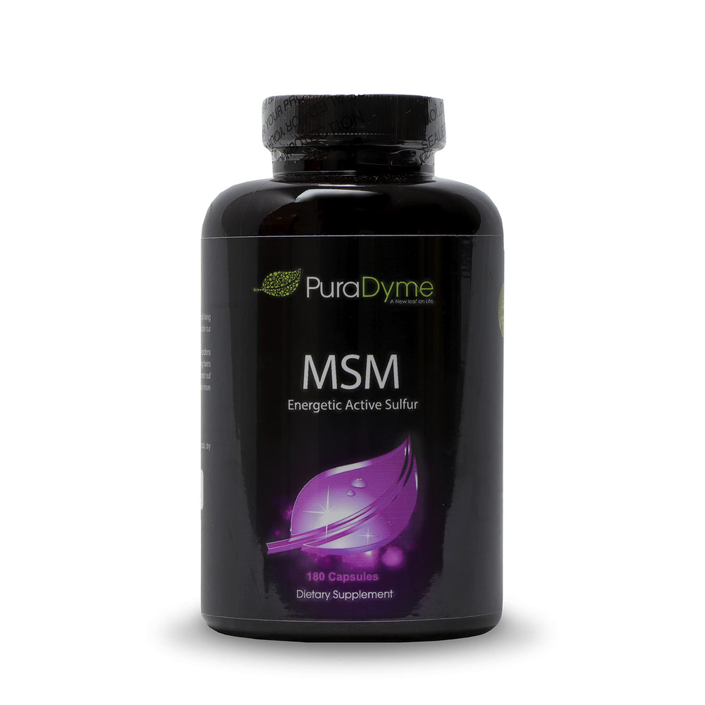 PuraDyme MSM with Cofactor bottle for daily wellness support
