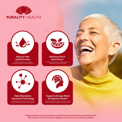 Purality Health B Complex bottle label detail highlighting minerals and trace elements.