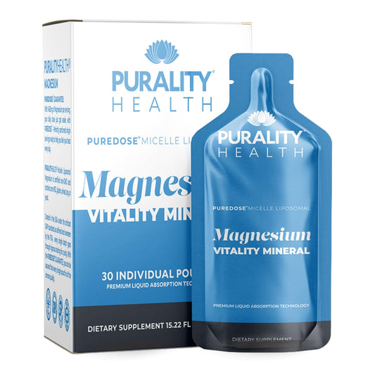 PURALITY HEALTH Magnesium Glycinate Gel bottle for daily use and absorption.
