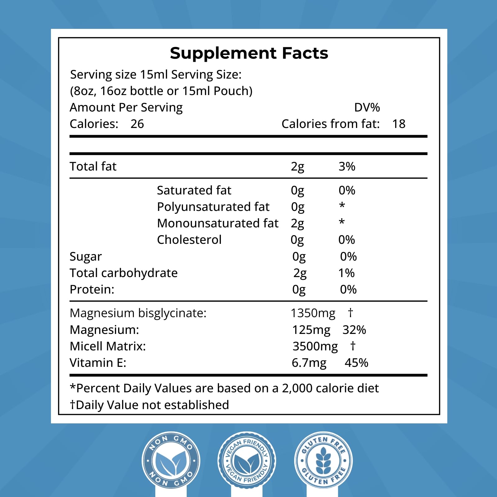 PURALITY HEALTH Magnesium Glycinate Gel pouch for on-the-go daily support.