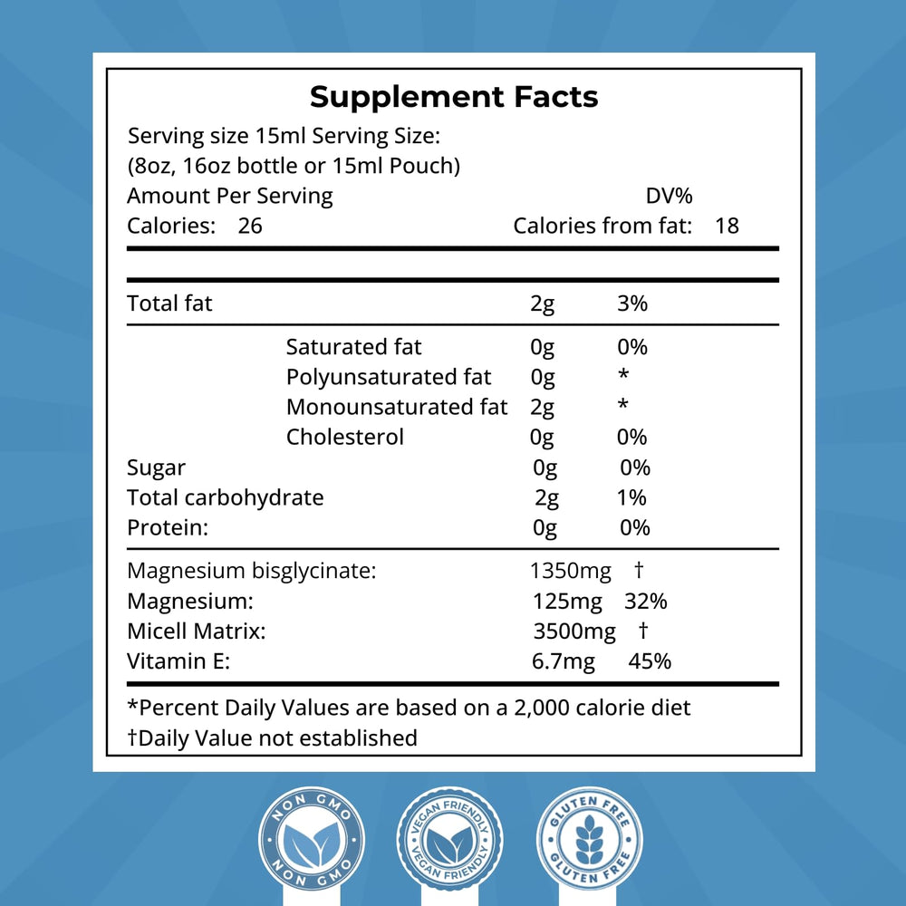 PURALITY HEALTH Magnesium Glycinate Gel pouch for on-the-go daily support.
