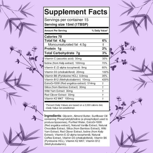 PURALITY HEALTH MenoPLUS dosing spoon for convenient daily intake.