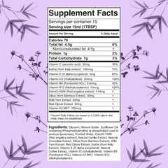 PURALITY HEALTH MenoPLUS dosing spoon for convenient daily intake.