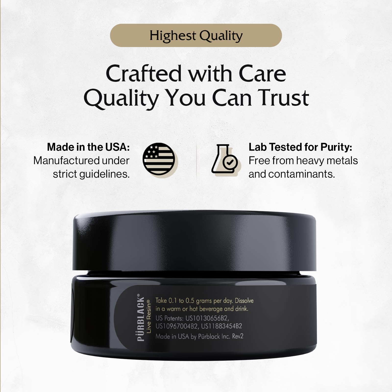 Purblack resin sourced from Himalayan and other high ranges emphasizing mineral variety.