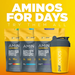 Purbolics Aminos Energy for pre-game and workout sessions