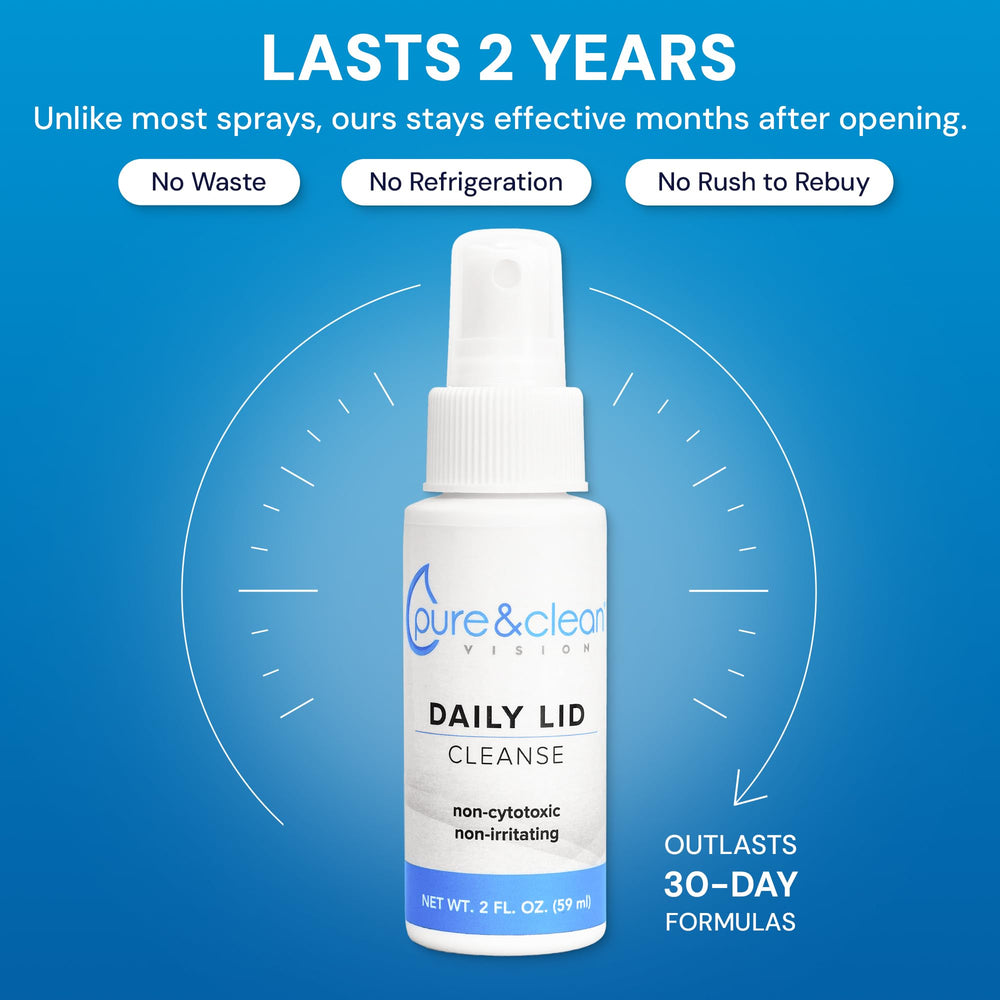 Clinic scene showcasing safe eye care products.