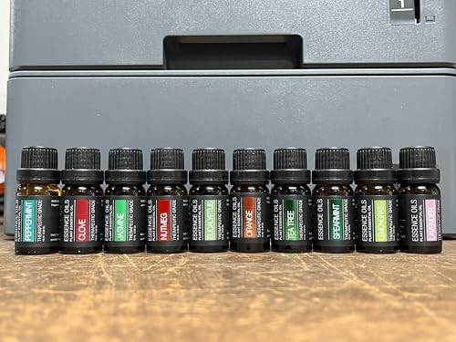 Pure Daily Care assorted oils ready for custom blends.