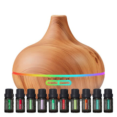 Pure Daily Care diffuser close-up, quiet ultrasonic operation for subtle aromatherapy.