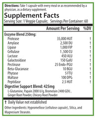 Made in USA stamp on PURE Digestive Enzymes+ packaging.
